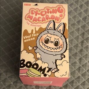 POP MART The Monsters Exciting Macaron Vinyl Plush SOYMILK Labubu